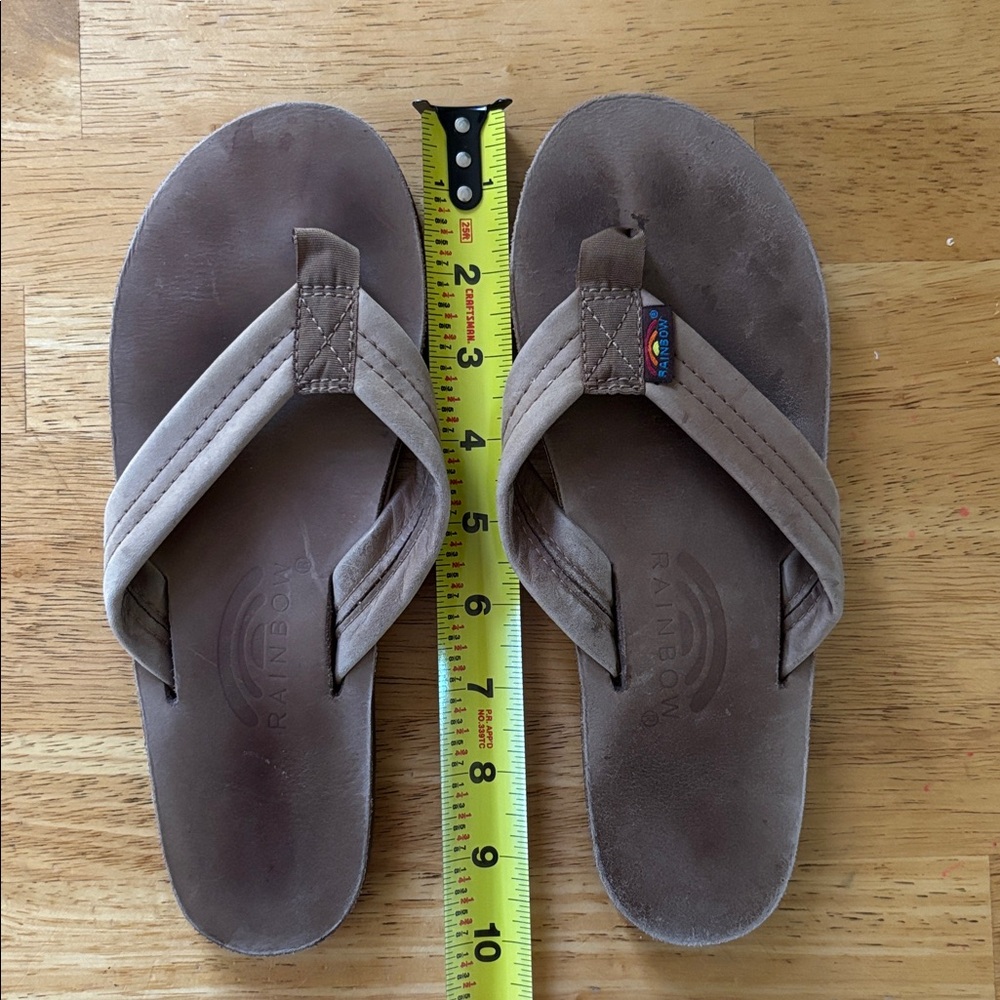 Rainbow Tan Sandals. Size 7.5 women’s